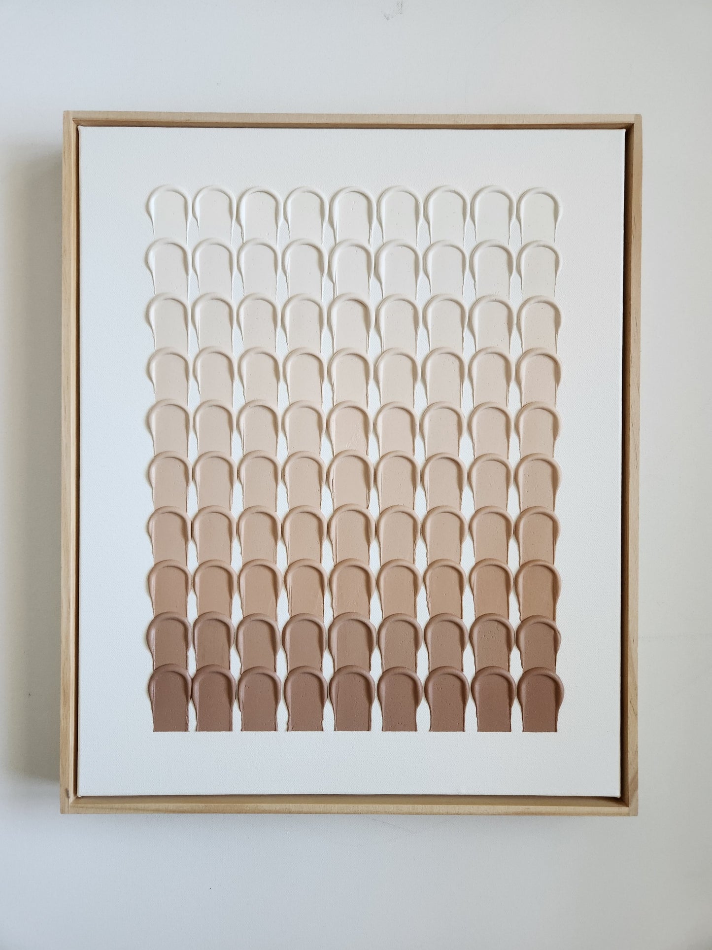 Minimalist Strokes Brown Fade
