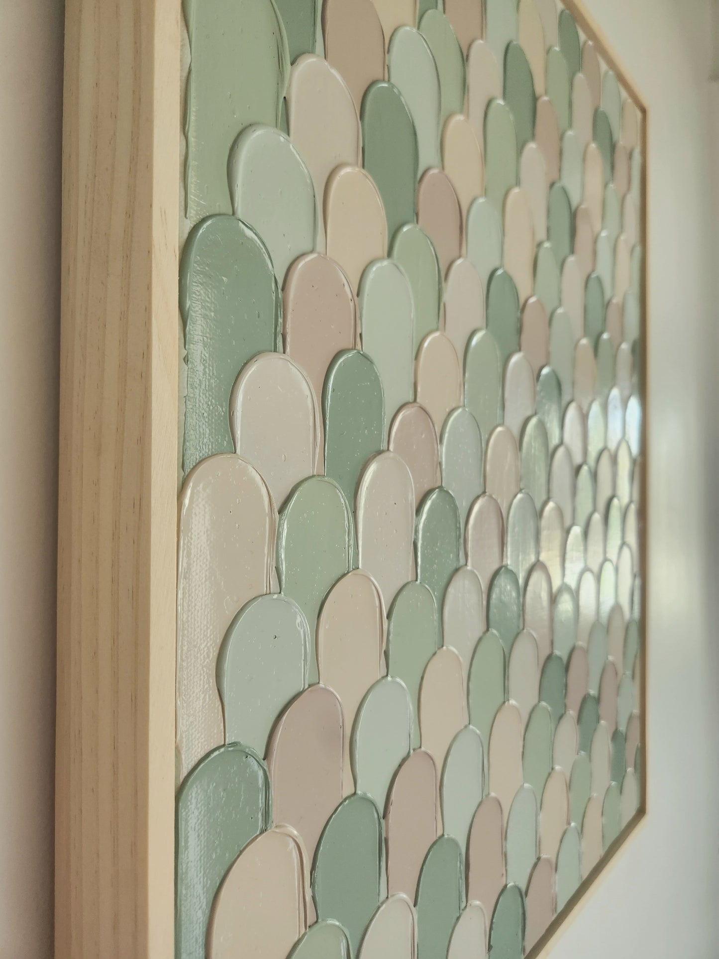 Lost in the crowd (Green and Pink)