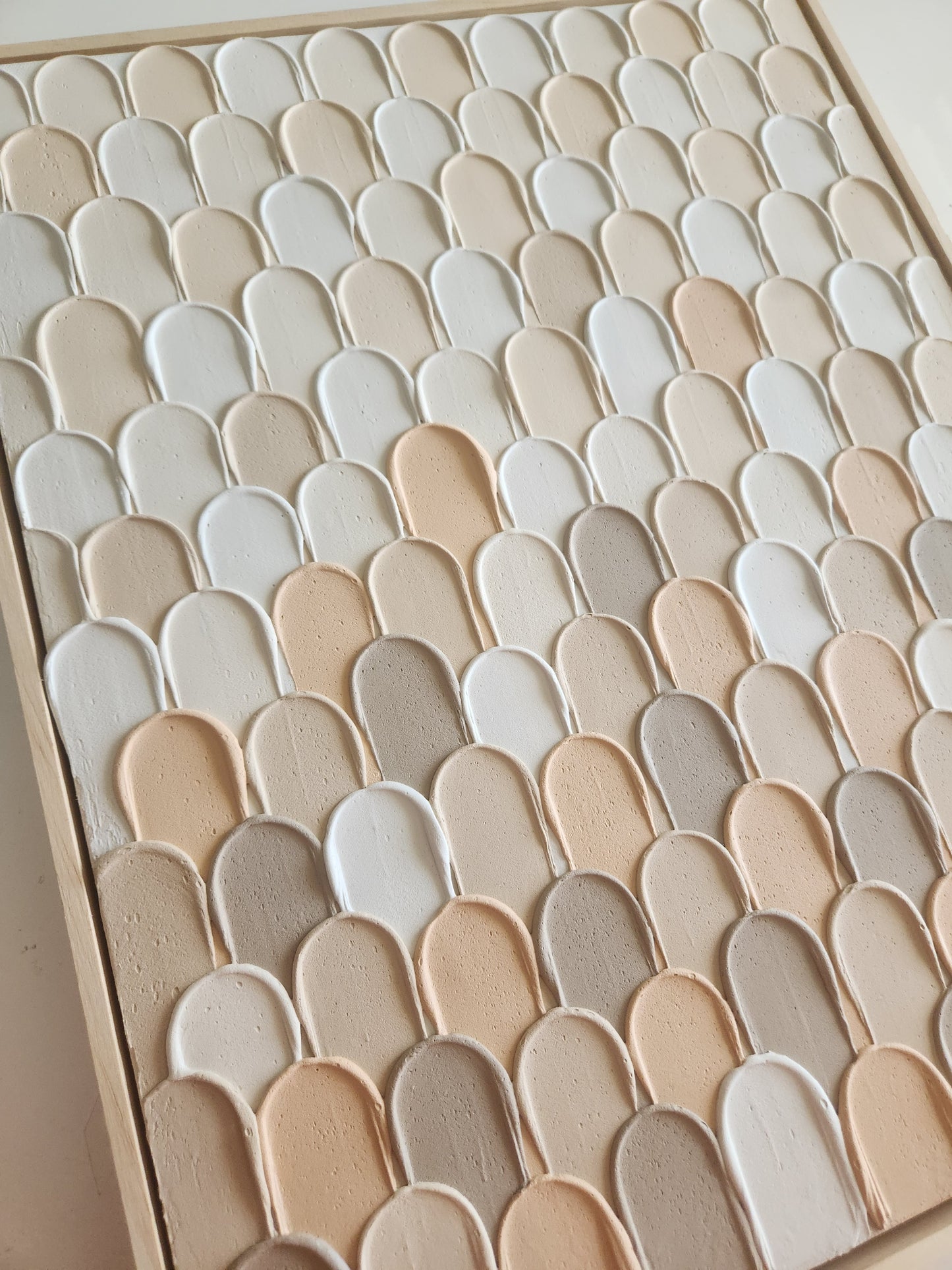 Lost in the crowd (Peach, Beige and Brown)