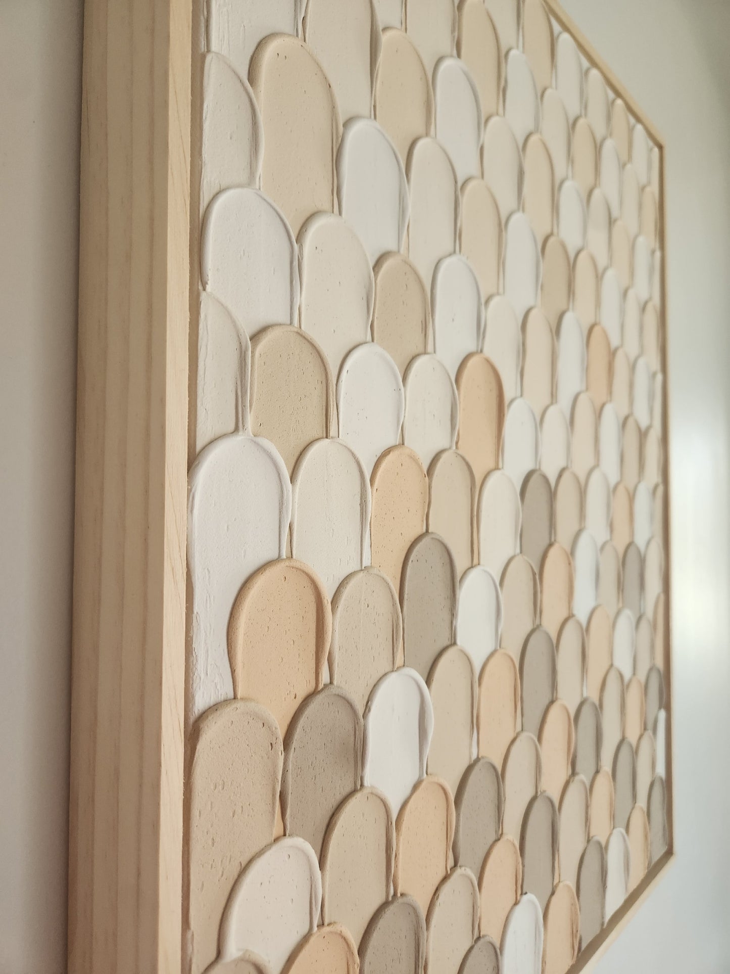 Lost in the crowd (Peach, Beige and Brown)