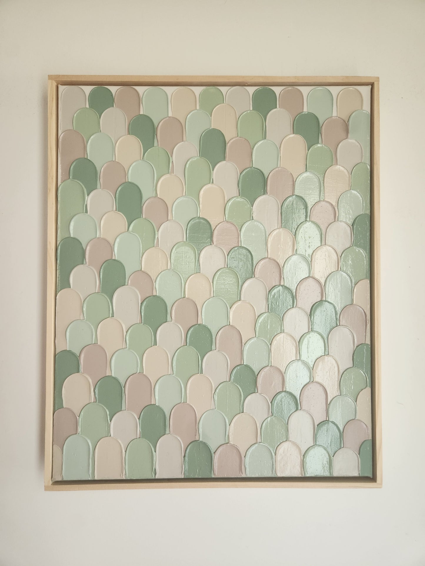 Lost in the crowd (Green and Pink)