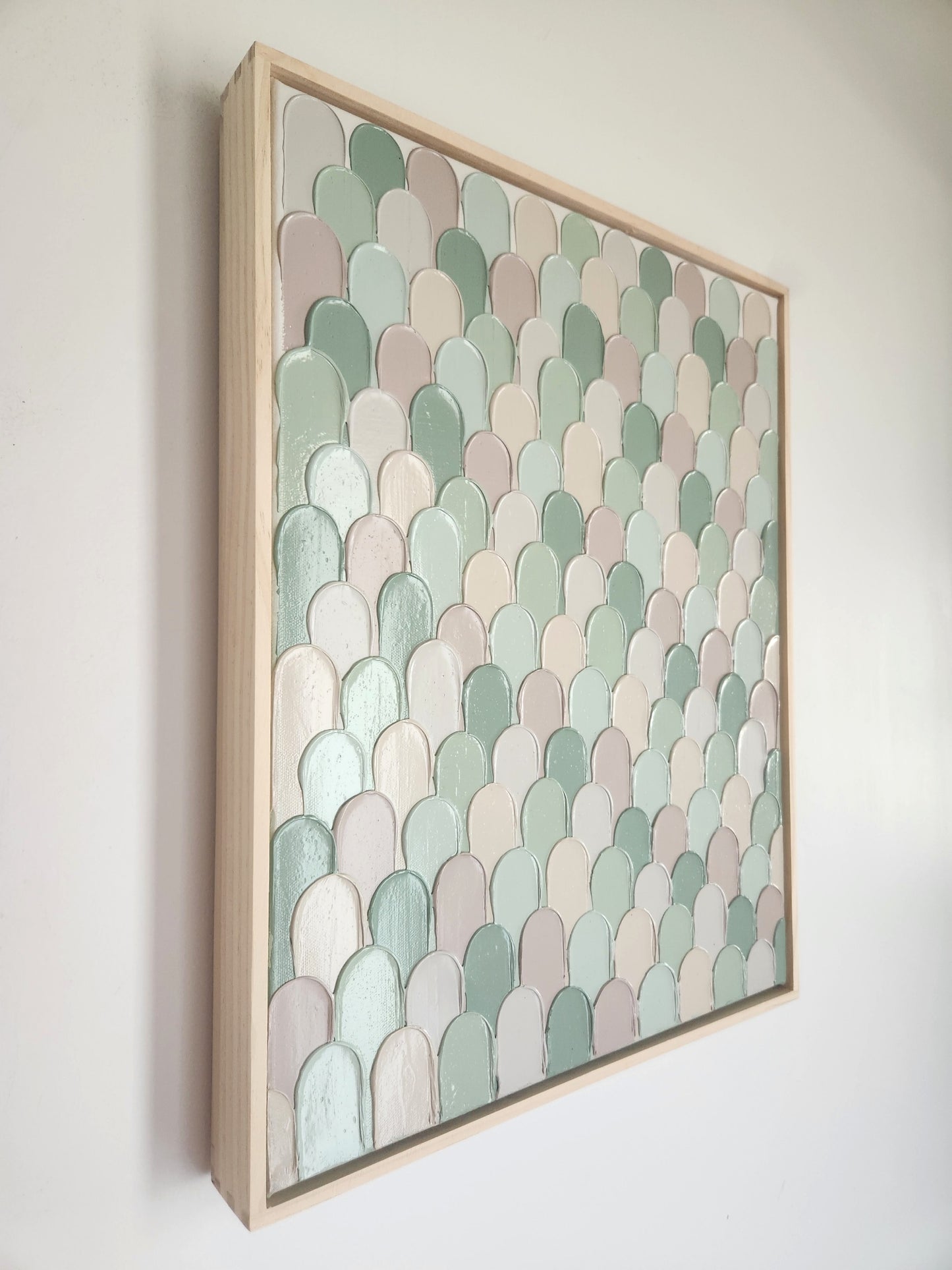 Lost in the crowd (Green and Pink)