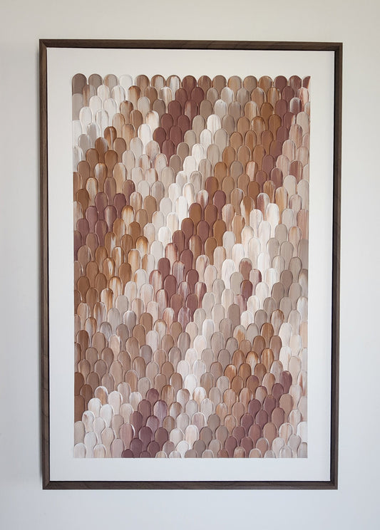 Marbled Strokes (Terracotta)